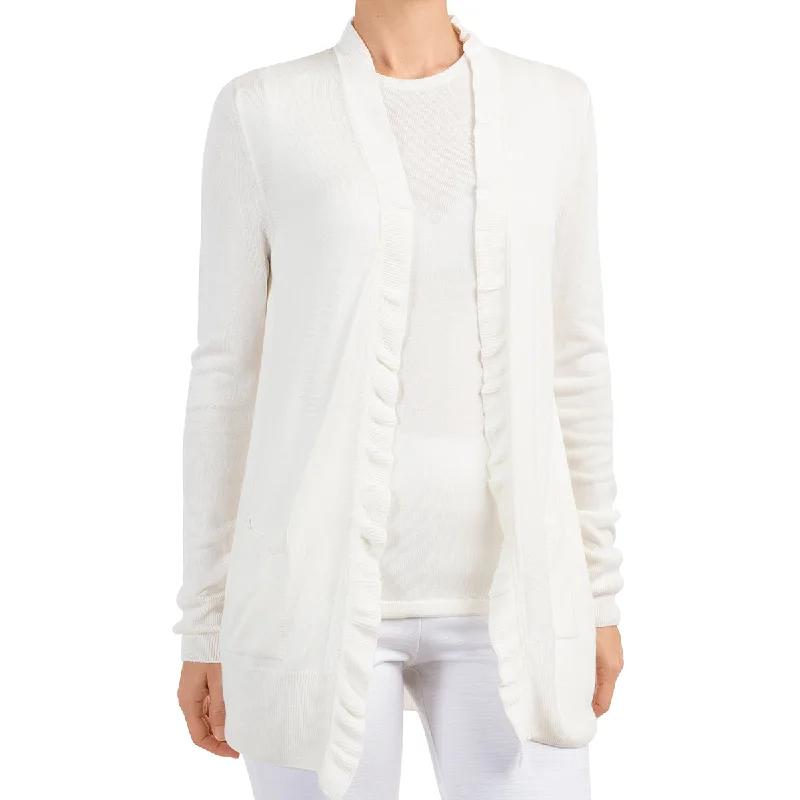 Super Savings Silk Viscose Cardigan in White