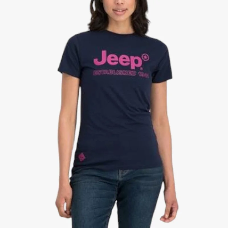 Special Discount Jeep Womens 41 Short Sleeve Tee French Navy