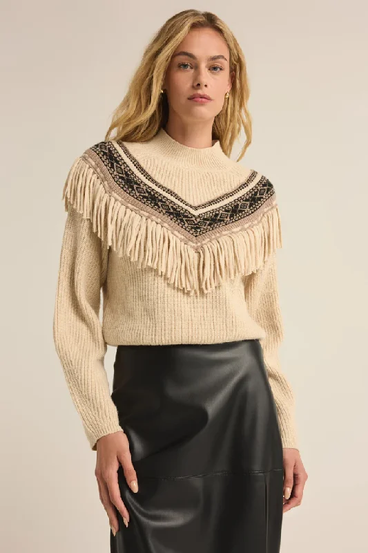 Weekend Offers That Shine North Fringe Sweater by Z Supply