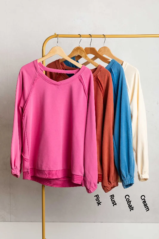 Weekend Flash Sale Criss-Cross Back Detail Sweatshirt