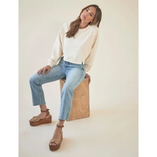 Fantastic Offers Dixon Seamed Cropped Crew