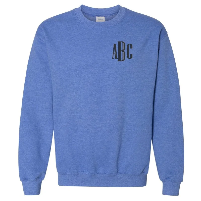 Unwind with Weekend Discounts Monogrammed Heather Crewneck Sweatshirt