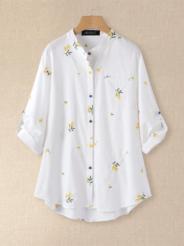 Weekend Deals That Sparkle White long top & tunics with embroidery work for women