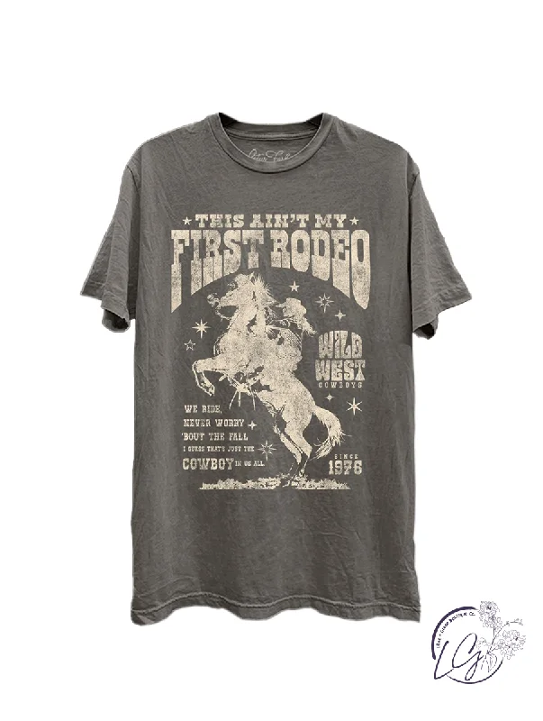 Midnight Madness This Ain't My First Rodeo Graphic Top