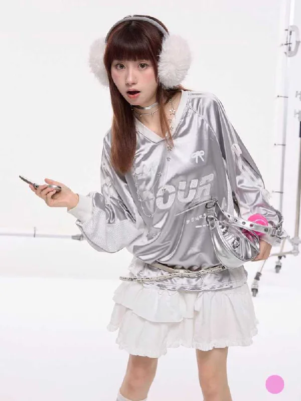 Markdowns SPORTS V-NECK SWEATSHIRT [S0000010423]