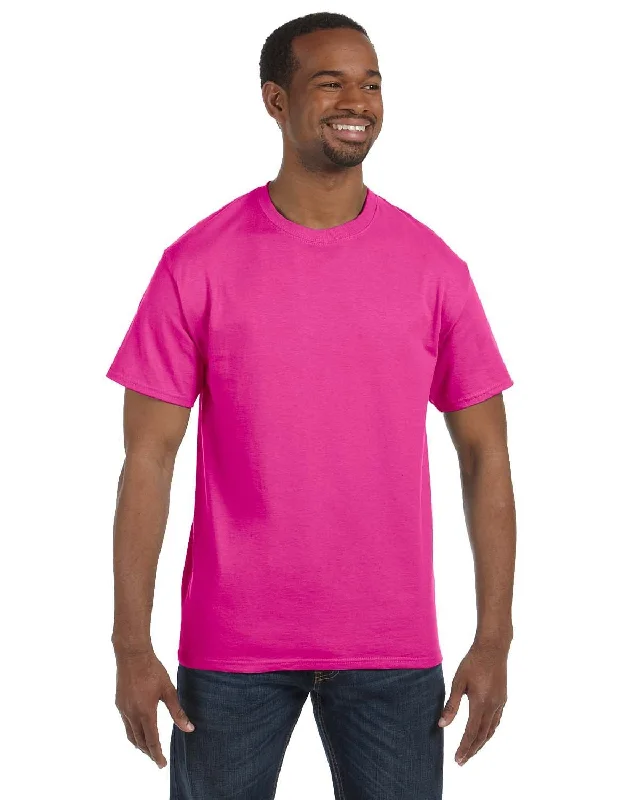 Jerzees Heavyweight 50/50 T-Shirt | Cyber Pink