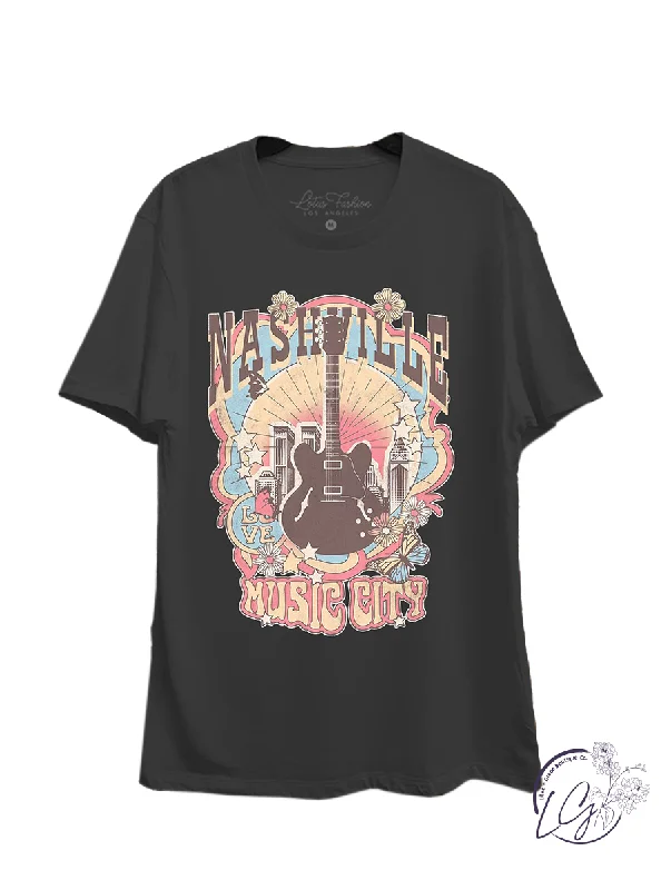 Price Reduction Nashville Music City Graphic Top