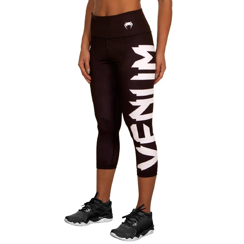 New Deals Venum Giant Cropped Leggings - Black