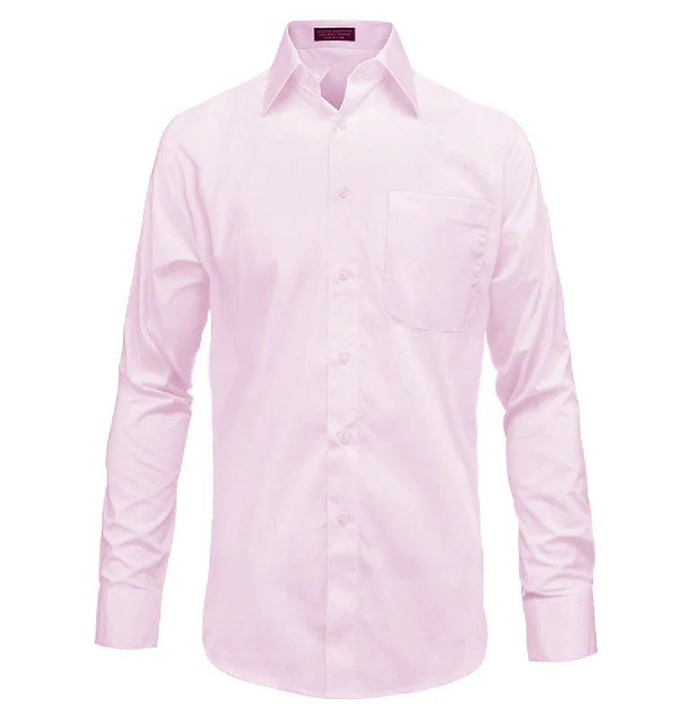 The Essential Solid Lite Pink Men's Dress Shirt