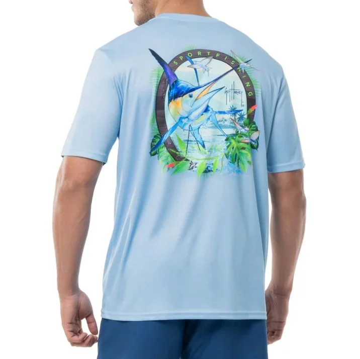 Guy Harvey Men's T-Shirts Short Sleeve Performance Shirt