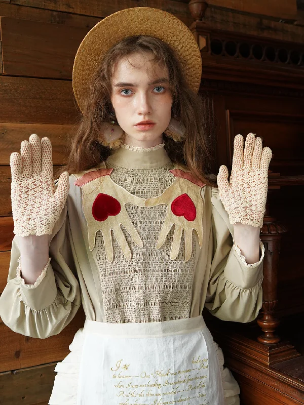 Online Exclusive Unlogical Poem Hand Shaped Falsecollar Scarf