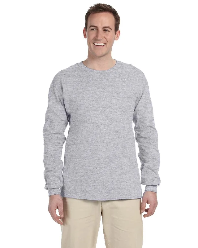 Fruit of the Loom Lightweight Long Sleeve T-Shirt | Athletic Heather