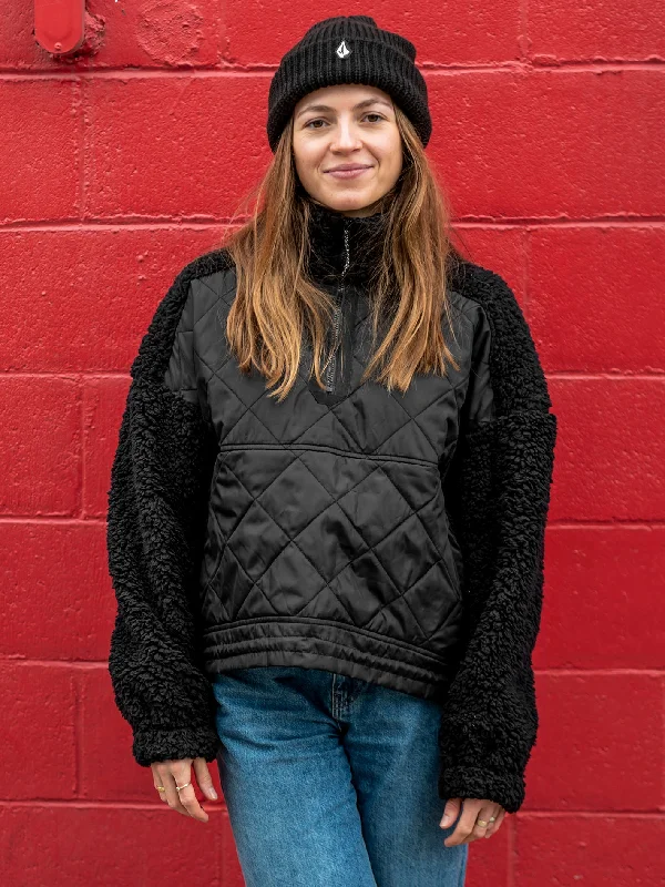 Deal of the Day Womens Ferron Pullover Jacket - Black