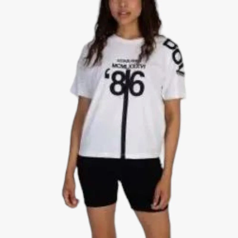 Don't Wait Sissy Boy Sport Oversized Logo Tee White