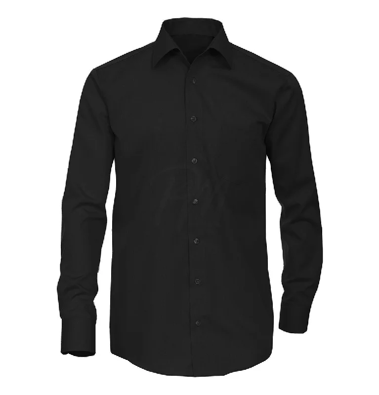 Black Slim Fit Men's Shirt