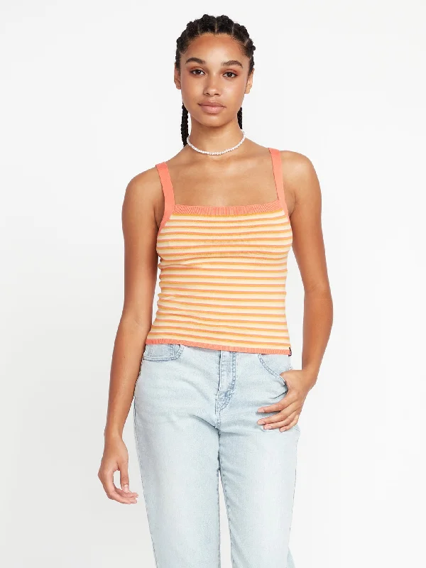 Weekend Specials to Cherish Stripe Is Rite Sweater Tank - Multi