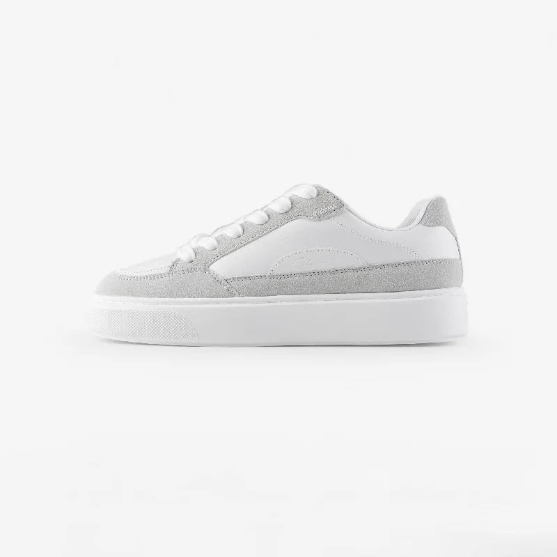 Premium Skate Shoe | White Grey