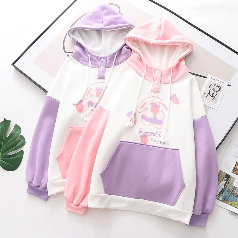 Midnight Madness Foodie Bunny Hoodie