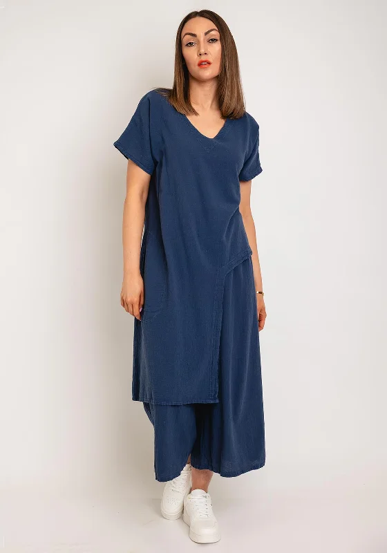 Weekend Discounts to Grab One Life Oona Asymmetric Hem Top, Neptune