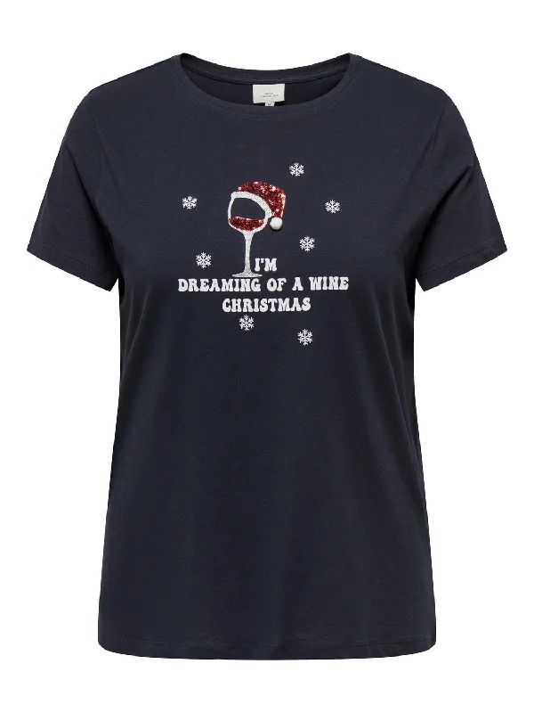 Bonus Offer Only Carmakoma Wine Christmas T-shirt