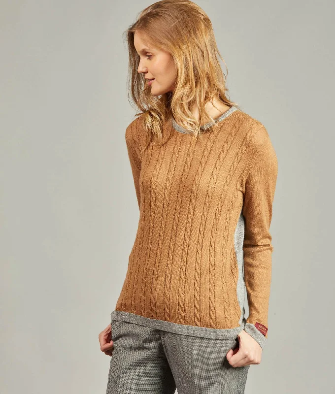 Reduced Prices Blocked cable Supreme Alpaca Sweater