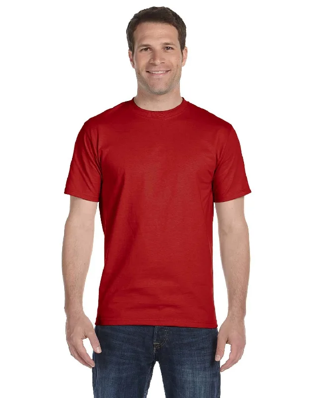 Hanes ComfortSoft 100% Cotton T-Shirt | Deep Red