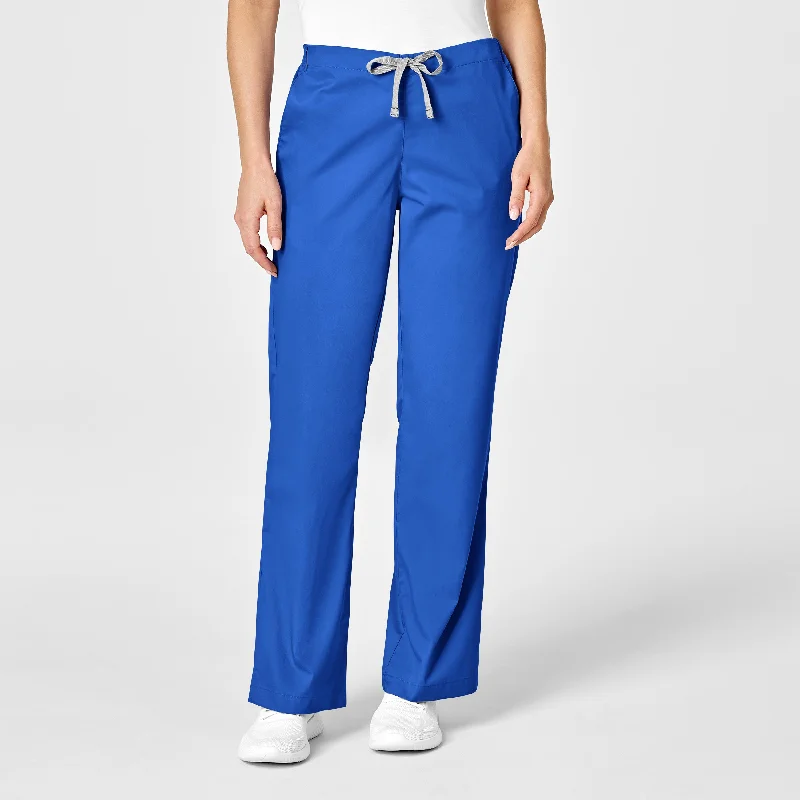 Online Exclusive WonderWORK Women's Flare Leg Scrub Pant - Royal