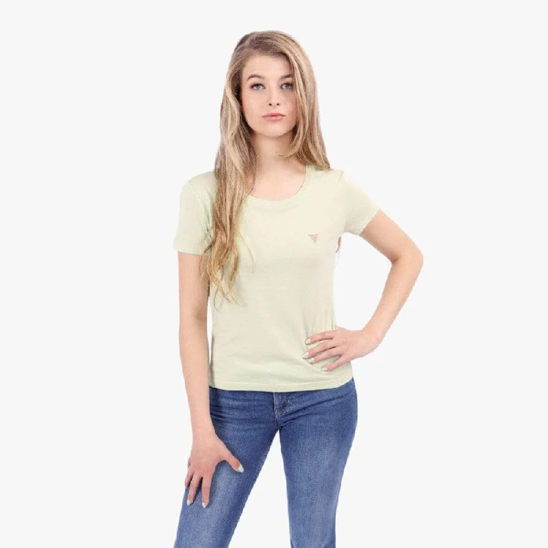 Big Discounts Guess Womens Logo Baby Short Sleeve Tee Green