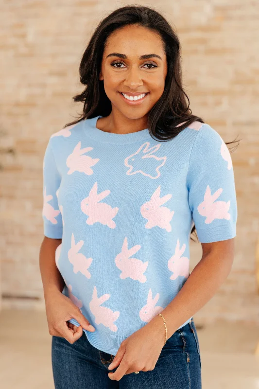 Weekend Sale: Don't Miss Out Miss Cottontail Half Sleeve Sweater