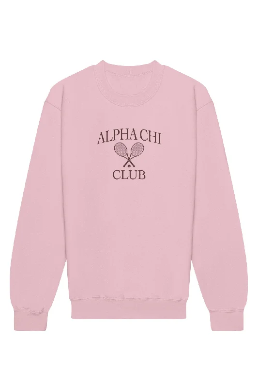 Price Reduction Alpha Chi Omega Greek Club Crewneck Sweatshirt