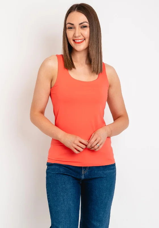 Weekend Special Freequent Sonia Tank Top, Hot Coral
