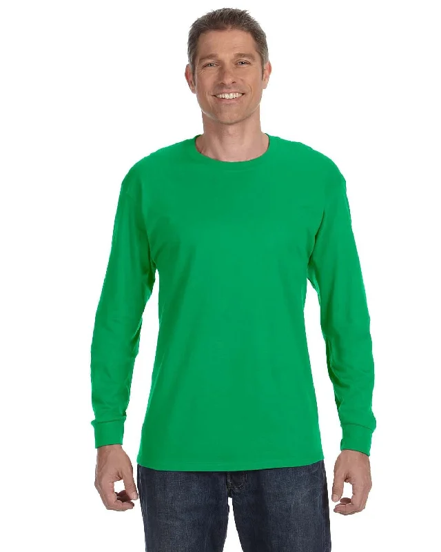 Gildan Heavy Cotton Long Sleeve T-Shirt | Irish Green