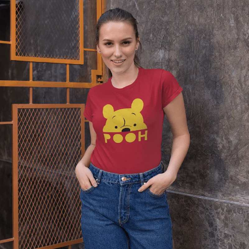 Savings Alert POOH : Winnie the Pooh & Pals - HALF-SLEEVE WOMEN T-SHIRTS
