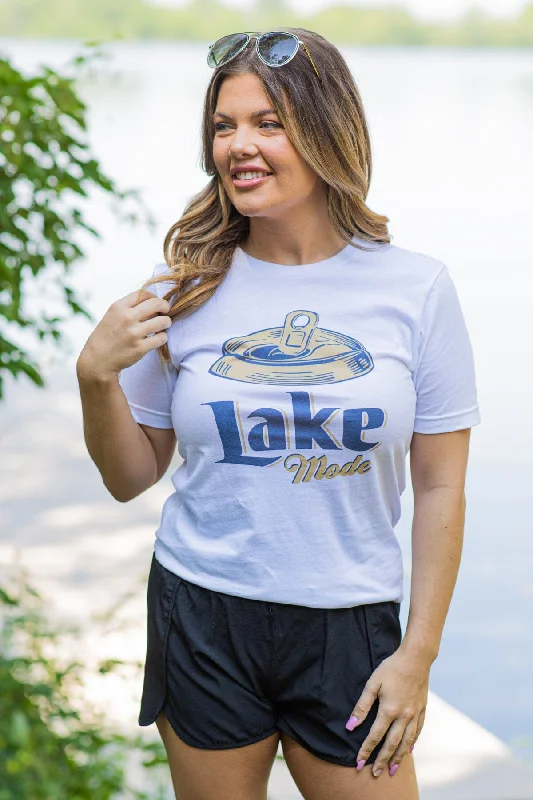 Super Deal White Lake Mode Graphic Tee