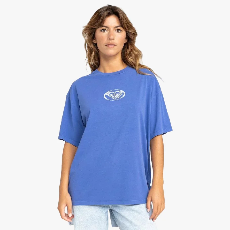 Super Savings Roxy Womens Sun Over The Sand B Short Sleeve Tee Amparo Blue
