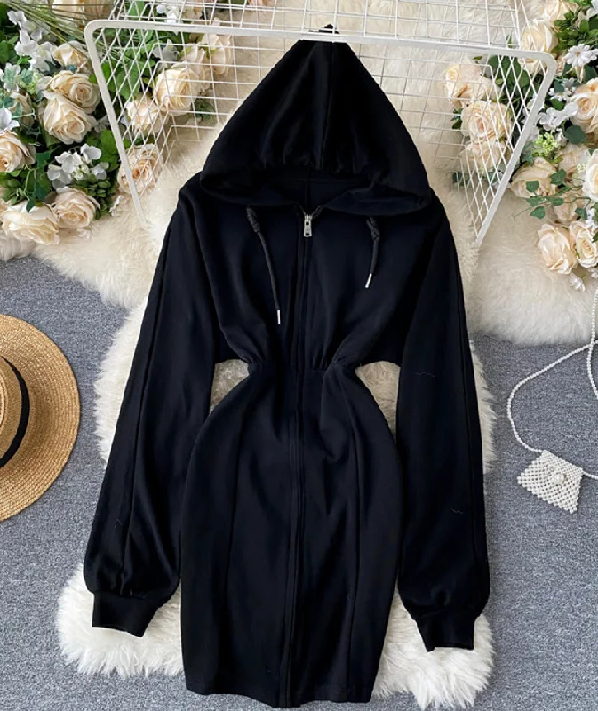 Weekend Offers You Can't Ignore Cute hoodie casual dress  240