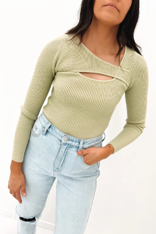 Epic Deals Kota Long Sleeve Top Avocado