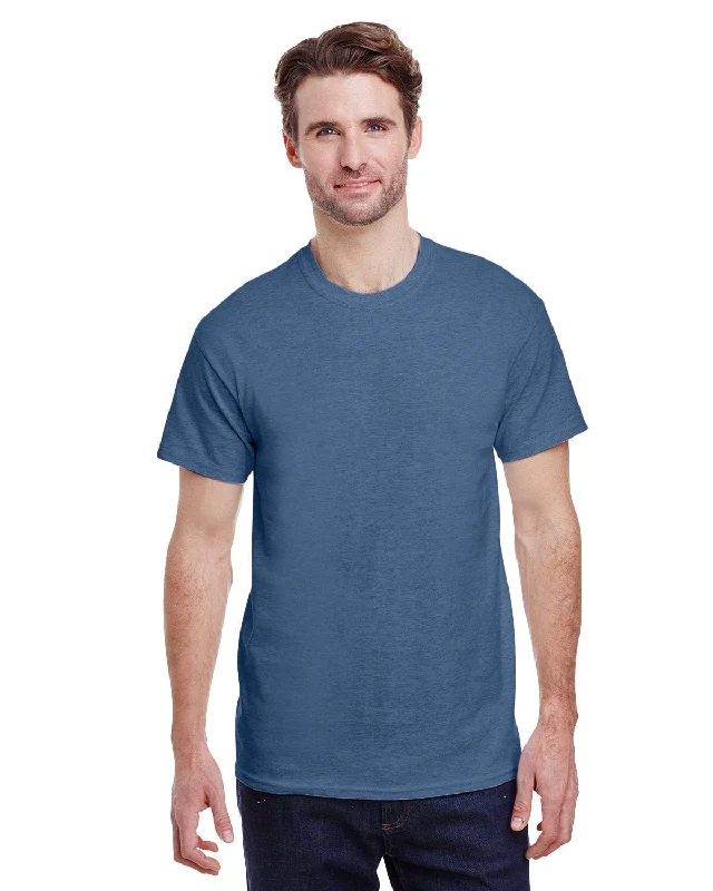 Gildan Ultra Cotton Heavyweight T-Shirt | Heather Indigo