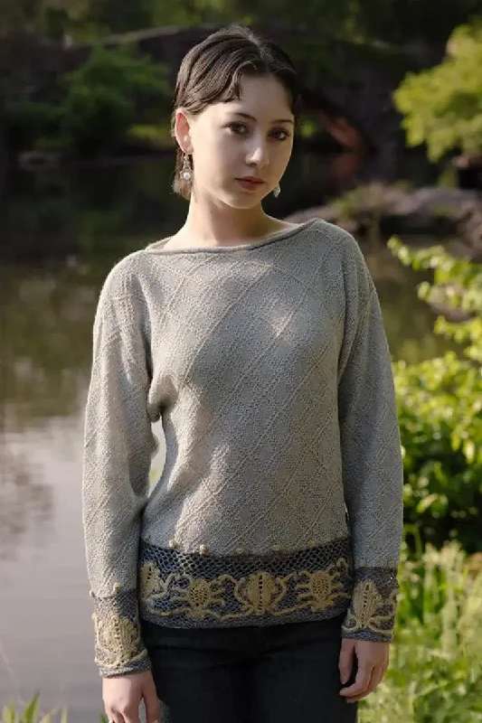 Unbeatable Prices Pared Woman Pullover Heavenly Alpaca and Silk