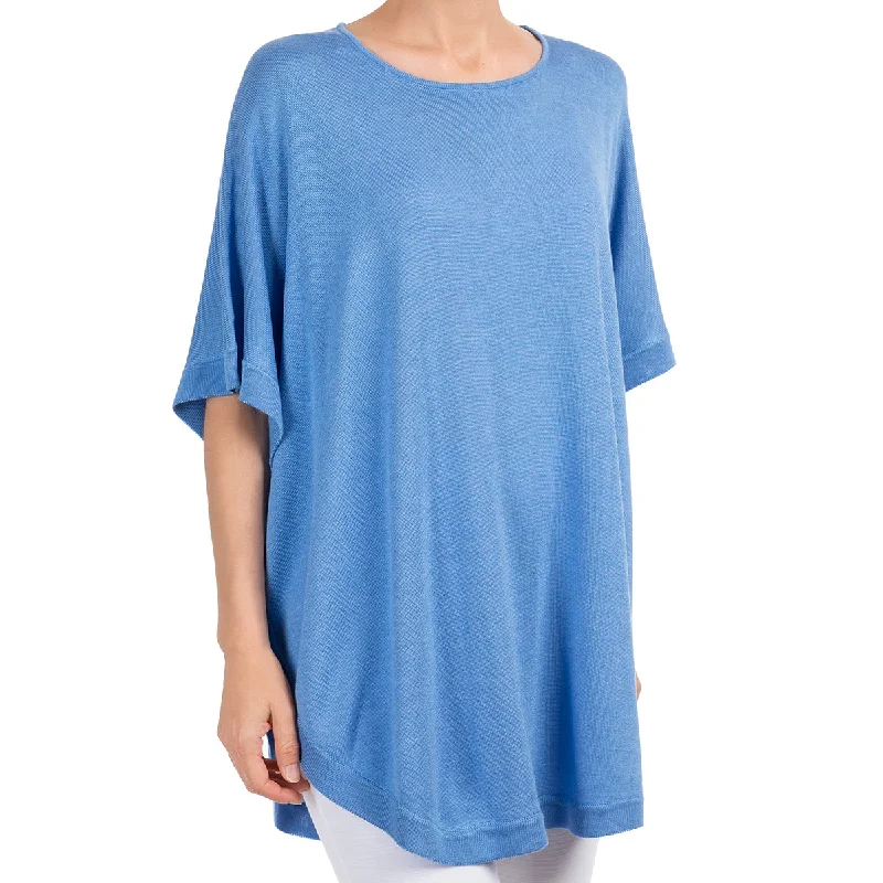 Weekend Special Silk Viscose Shawl in French Blue