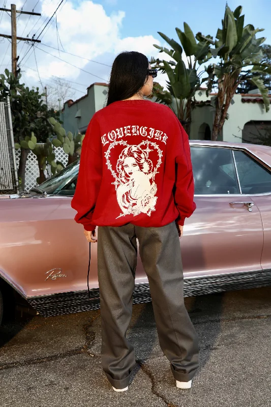 Buy More, Save More Lovergirl Sweater - Burgundy