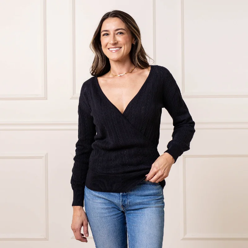 Unmissable Sale Reversible Wrap Sweater