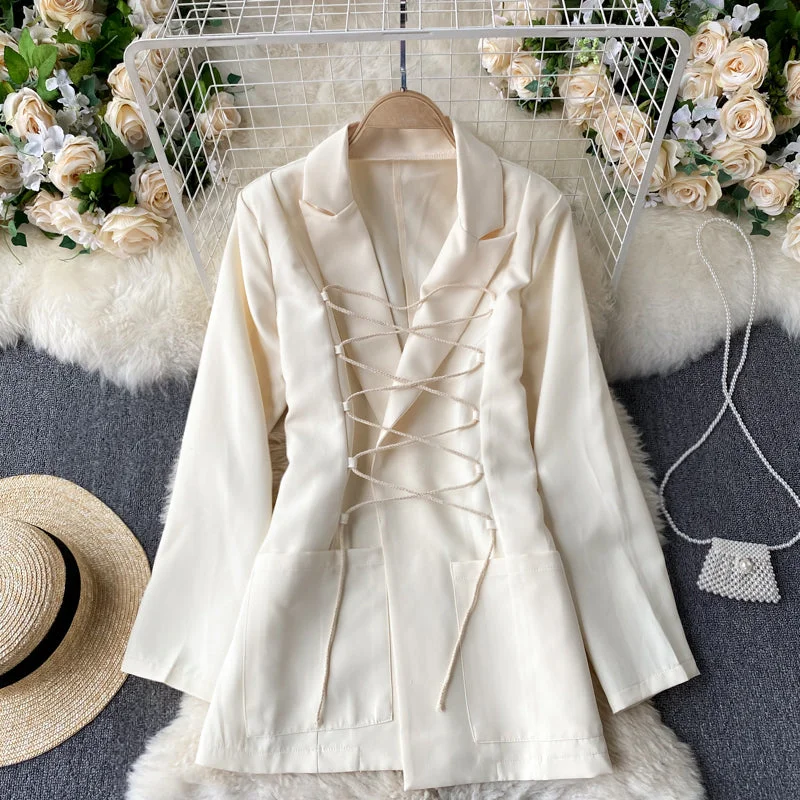 Discount Mania Women's suit coat women's commuter suit fashion  1537