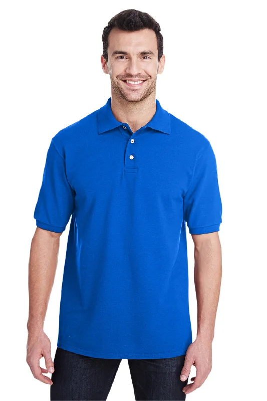 Jerzees Mens Short Sleeve Polo Shirt - Royal Blue