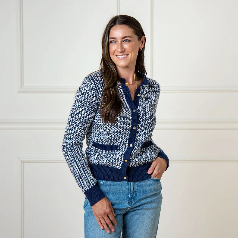 Weekend Shopping Bliss Organic Tweed Stitch Cardigan