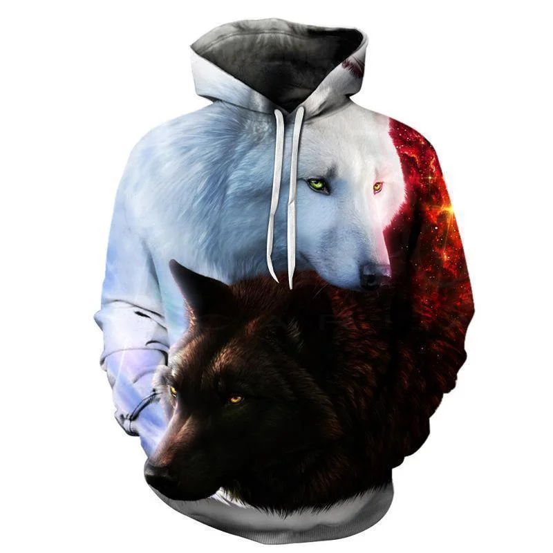 Big Deal Wolf 3D Hoodie UNISEX