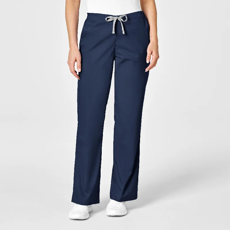 The Best Prices WonderWORK Women's Flare Leg Scrub Pant - Navy