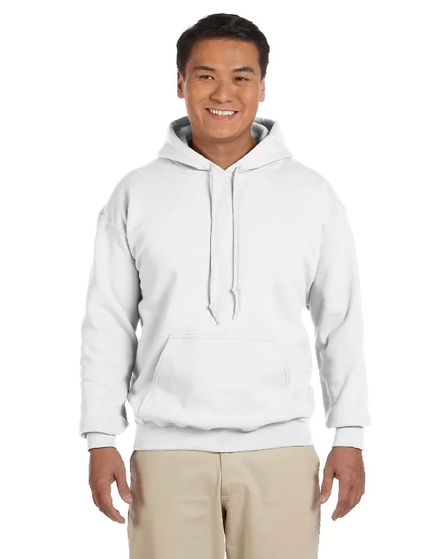 Gildan Lightweight 50/50 Hoodie Sweatshirt | White