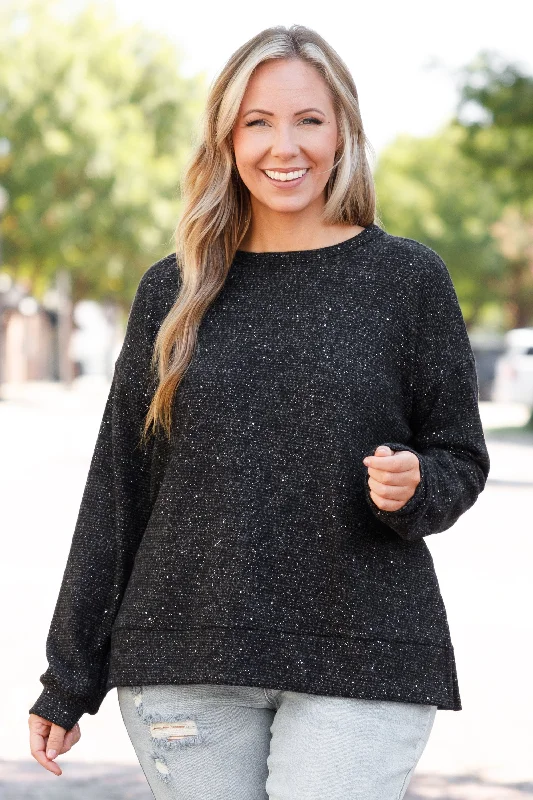 Deal Dash From Your Point Of View Top, Black