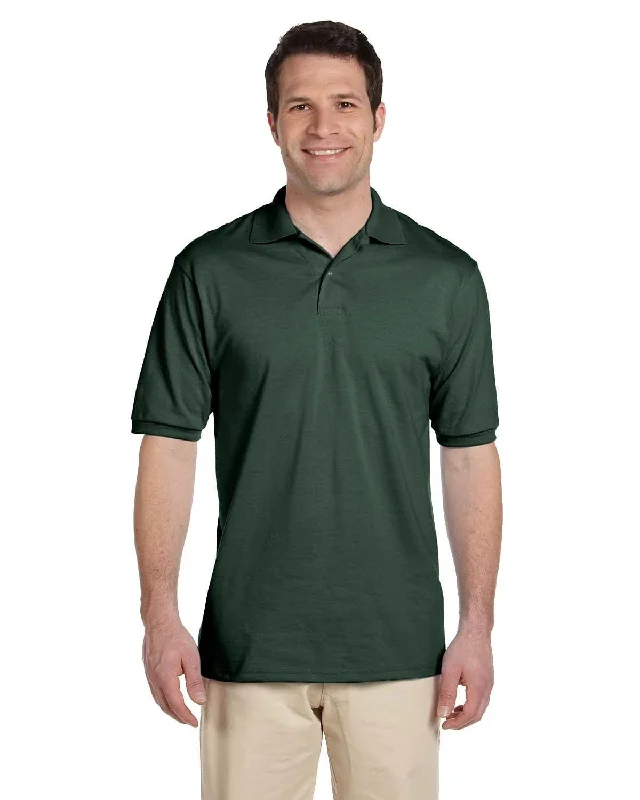 Jerzees 50/50 Jersey Knit Polo Shirt | Forest Green